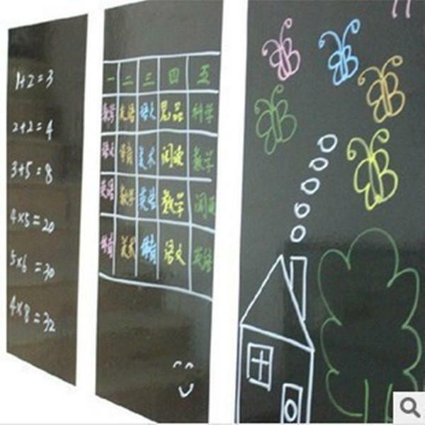 Miếng dán tường dạng bảng đen lớn dễ chùi rửa