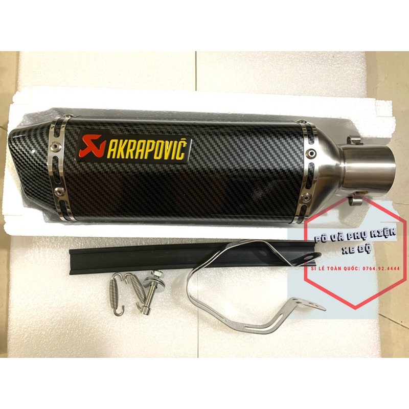 Pô Akrapovic lục giác, pô ak lục giác