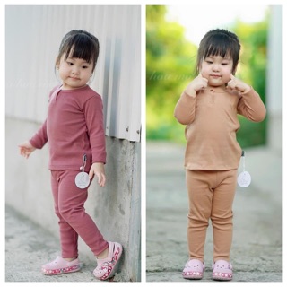 Bộ len gân cho bé