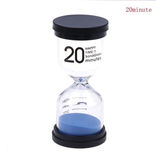 Đồng hồ cát thuỷ tinh 20 phút.