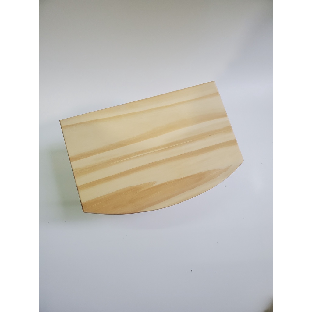 Giá đỡ đồ chơi bằng gỗ cho lồng hamster, hình vòng cung, HiBi Home, 24x16x12cm