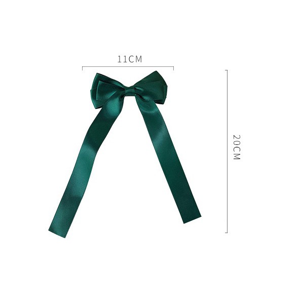 K47 Kẹp tóc nơ vải 4 lớp dài hot