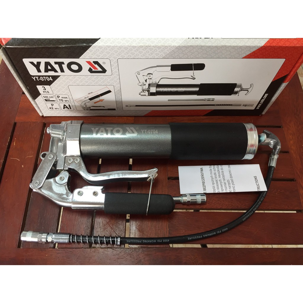 Súng bơm mỡ cầm tay 500CC Yato YT 0704