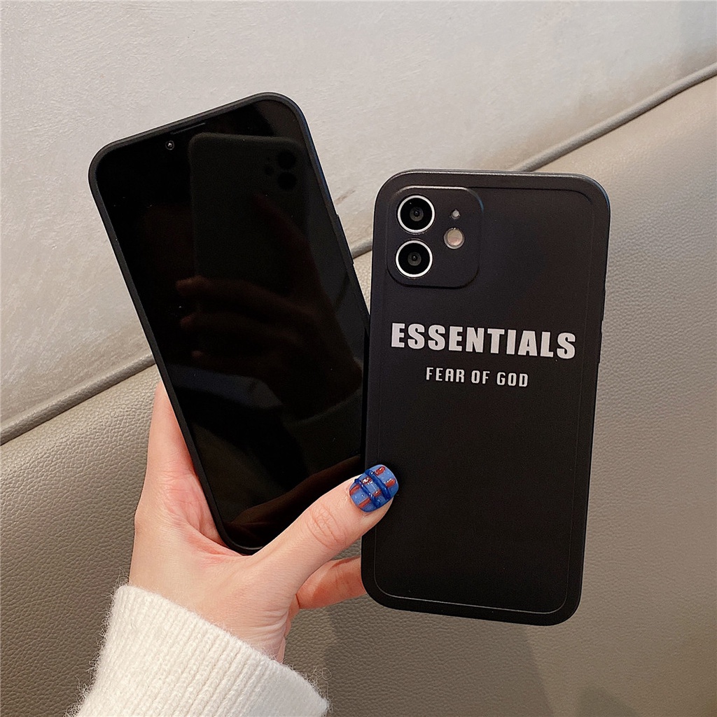 Ốp Điện Thoại Nhựa Cứng Mạ Màu ESSENTIALS FEAR OF GOD Cho iPhone15 14 13 12 mini 11 PRO MAX 6 / 6s 7 / 8plus SE2 X / XS XR XSMAX #Hg4904