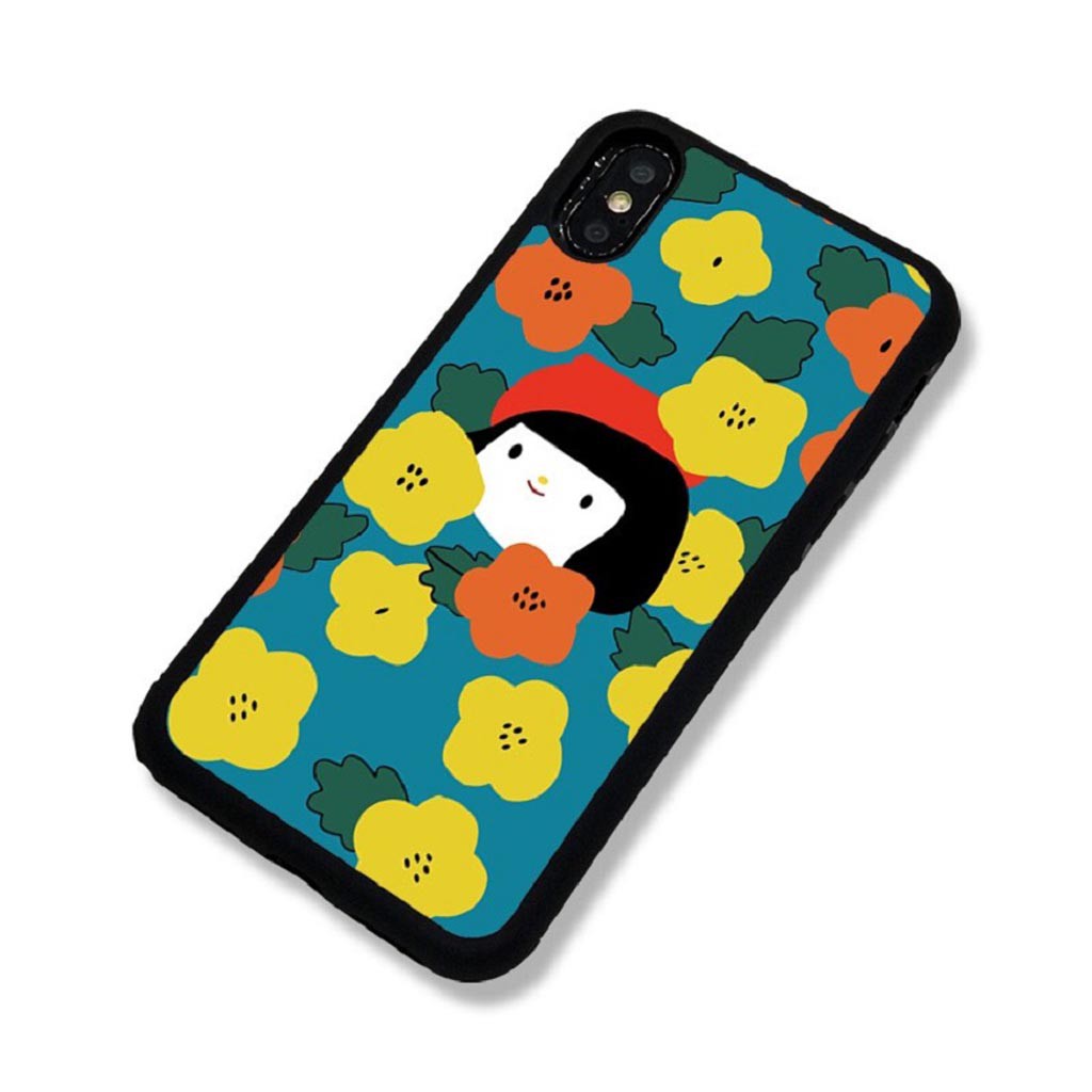 Ốp Lưng Iphone Cao Cấp Full Viền Chống Sóc Chống Bẩn Cô Gái Và Bông Hoa Dành Cho Tất Cả Dòng Iphone từ 6 đến 11promax | BigBuy360 - bigbuy360.vn