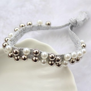 Dây buộc tóc hạt đính như hình