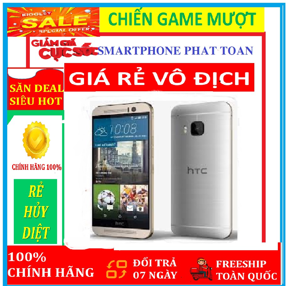 " Big Sale " { Điện Thoại } HTC One M9 Quốc Tế Nguyên Seal - Chiến PUBG Đỉnh - RAM:3 GB Bộ nhớ trong:32 GB . Fullbox