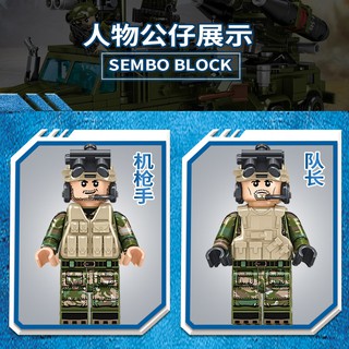 Bộ lắp ráp xe tăng quân sự – Sembo 105562
