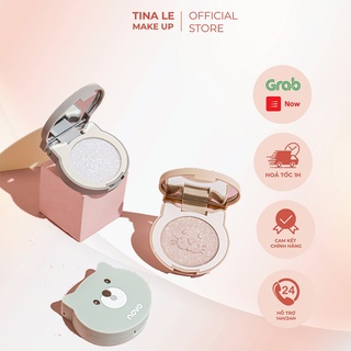 Phấn Bắt Sáng Dẻo NOVO Animal Diary Jelly Highlight gấu xám