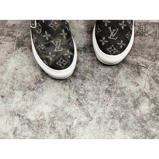 Giày nam Slipon LV denim fullbox