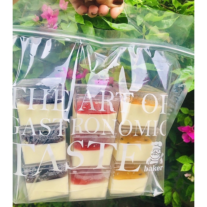 Pannacotta sốt trái cây