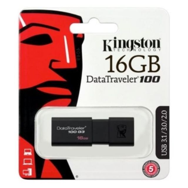 Usb 3.0 16GB kingston DT100G3 tích hợp w10