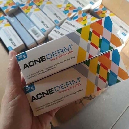 Acne Derm kem làm trắng da giảm mụn Balan azelaic 20% 20g