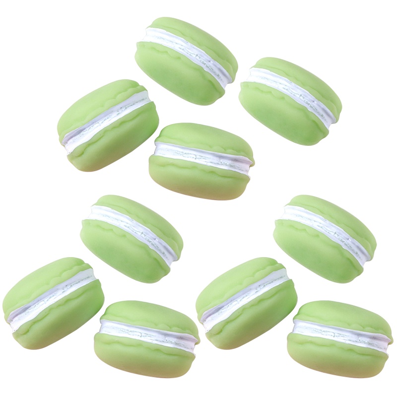 Set 10 Mô Hình Bánh Macaron Giả Bằng Nhựa Dùng Trang Trí