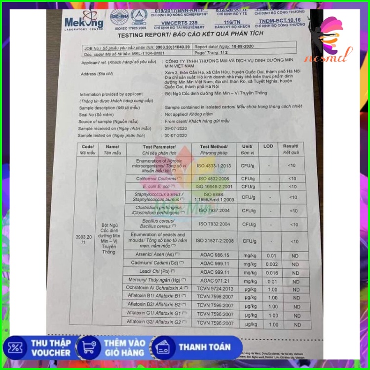 Ngũ cốc dinh dưỡng min min loại 29 hạt (500g)