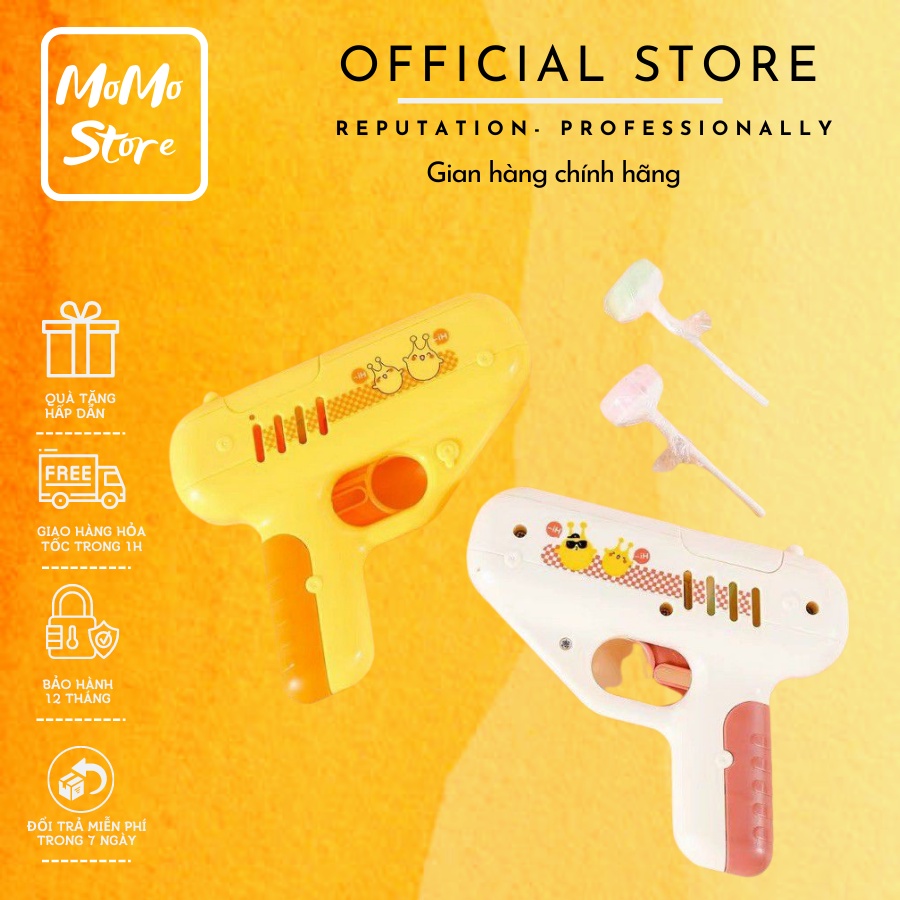 Máy bắn kẹo mút, đồ chơi súng bắn kẹo mút