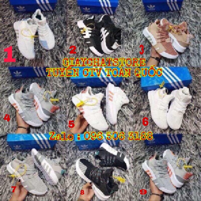 🎯FULL BOX🚛FREE SHIP👠 Giày Thể Thao Sneaker EQT 2018 Full Box