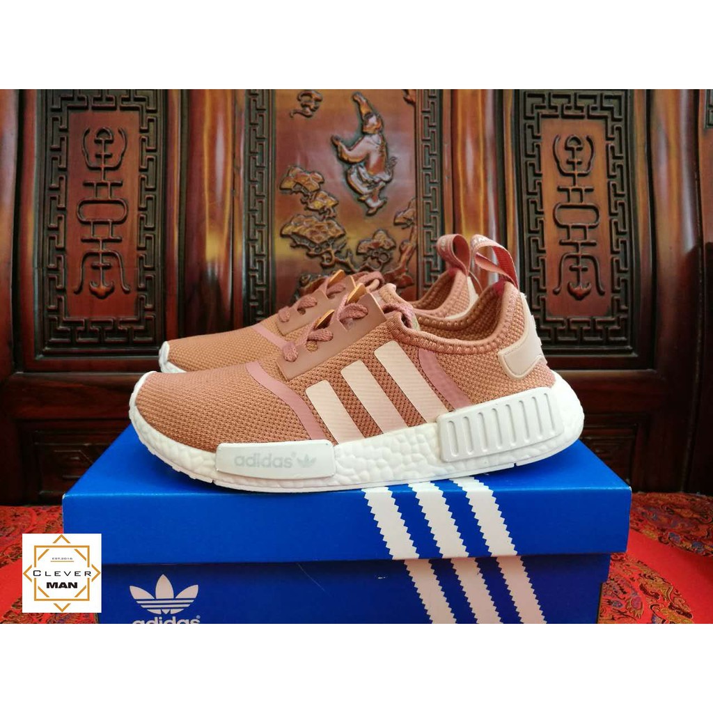 GIẦY đẹp (ẢNH THẬT) giày thể thao NMD R1 Raw pink hồng đế trắng giá tốt new hot