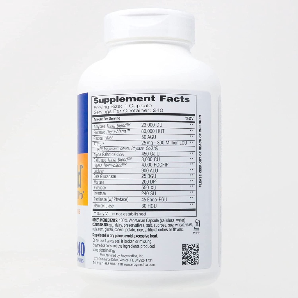Men Tiêu Hóa Enzyme - Enzymedica Digest Gold - Hỗ Trợ Tiêu Hóa - Tăng Hấp Thu Dinh Dưỡng - Best Selling tại Mỹ
