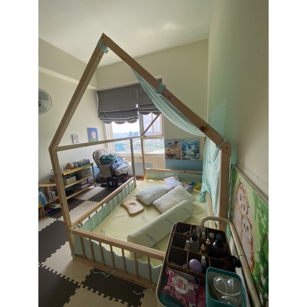 GIƯỜNG NGÔI NHÀ MONTESSORI KHÔNG GIAN TỰ LẬP CHO TRẺ