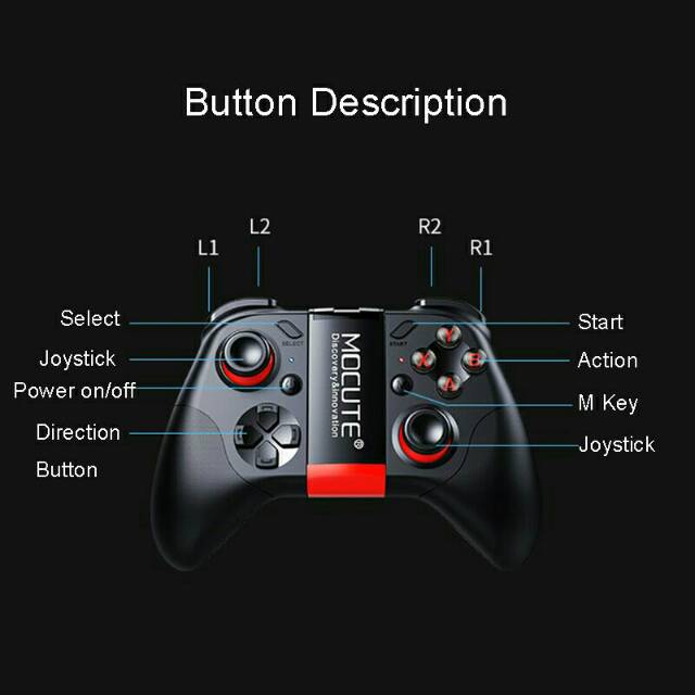 Tay Cầm Chơi Game Bluetooth Mocute 050