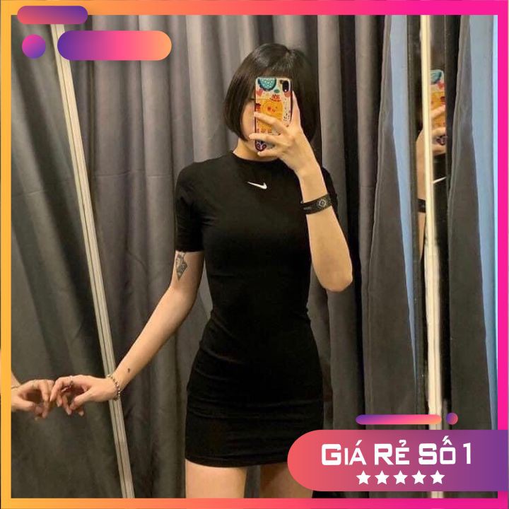 Váy Body Nai Tay Lỡ HD38