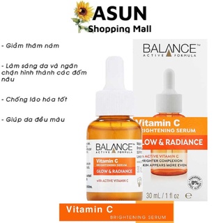 Tinh Chất Serum Vitamin C Làm Sáng Da, Đều Màu Da, Giảm Thâm Nám Balance Active Formula 30ml