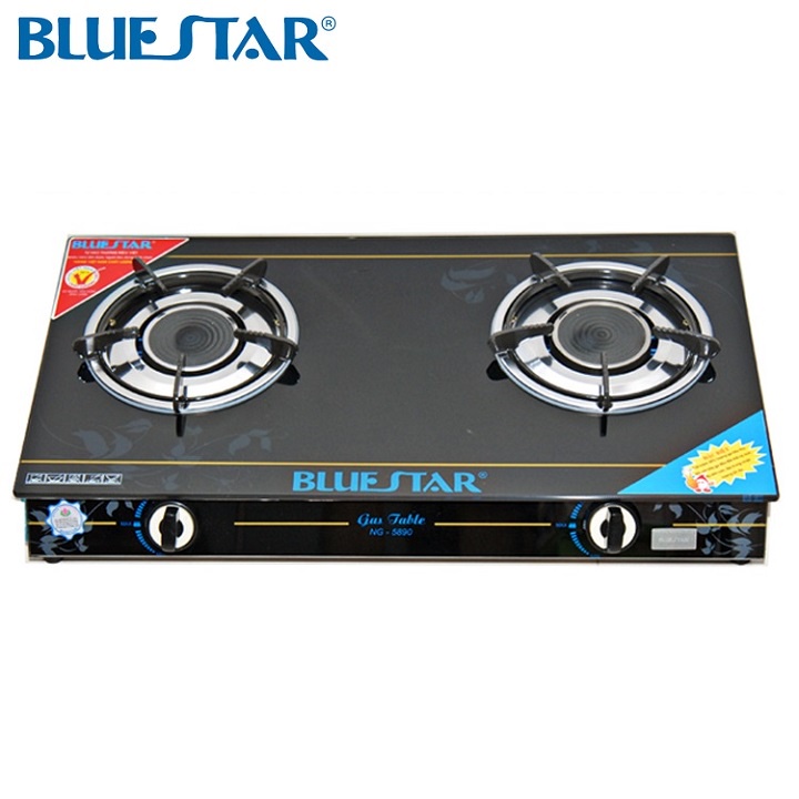 Bếp gas hồng ngoại Bluestar NG-5890C, Điếu gang đúc nguyên khối