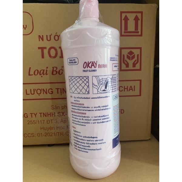 [HCM] Nước Tẩy Rửa Toilet Okay Thái Lan 960ml
