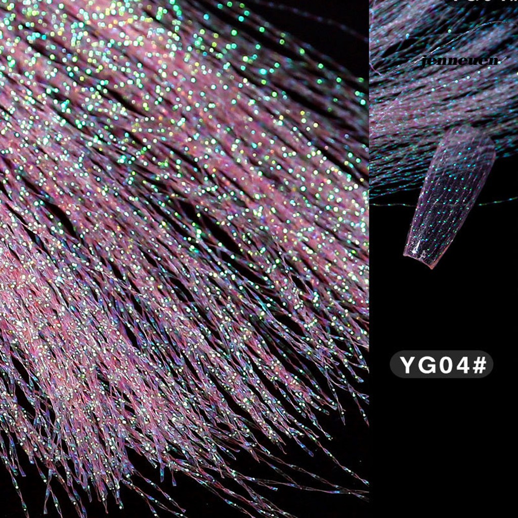 Sợi băng keo trang trí móng màu dạ quang nổi bật