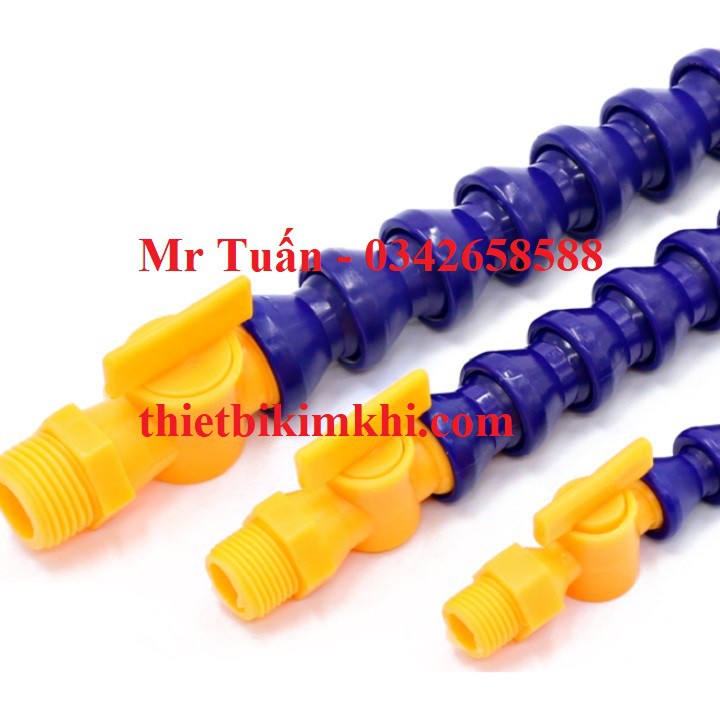 Vòi tưới nguội 1/4 inch ren 12mm có khóa