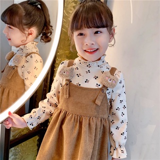 Váy Cho Bé Gái Thiết Kế Vải Nhung Tăm Cực Yêu Cho Bé Dự Tiệc Diện Tết Size Từ 12-27 Kg