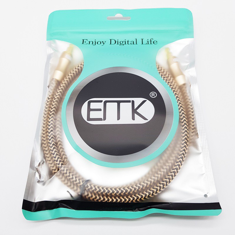3 mét Cáp quang ETK Toslink OPTICAL- Cáp quang 3 Mét (mạ vàng 24k)