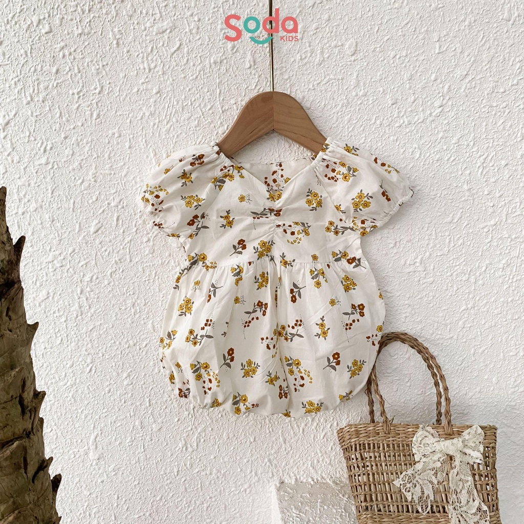 Body bé gái Miry họa tiết hoa Hàn Quốc siêu xinh SODA KIDS