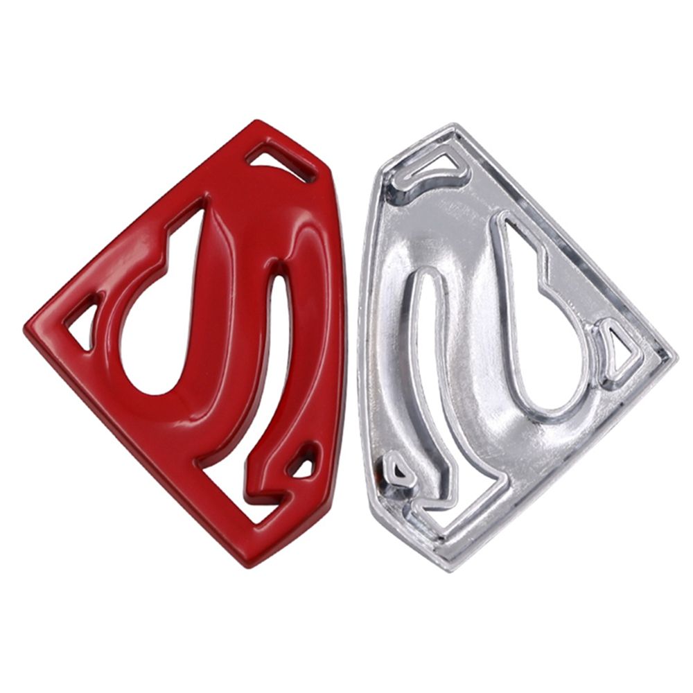 Miếng Dán Logo Superman 3d Bằng Kim Loại Nhiều Màu Trang Trí Xe Hơi / Xe Máy