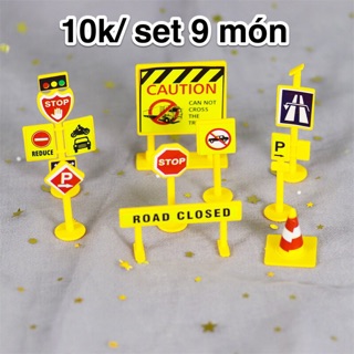 Bộ biển báo giao thông 9 món