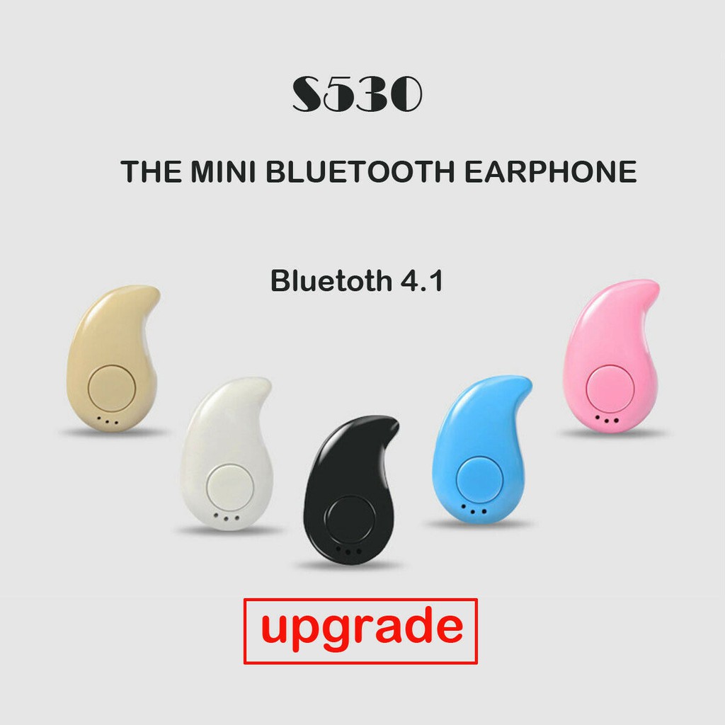 Tai Nghe Nhét Tai Bluetooth Không Dây Mini S530 Có Micro 5 Màu