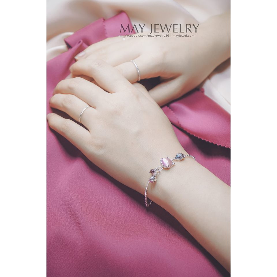 Lắc Tay Hồ Ly đá mệnh v3