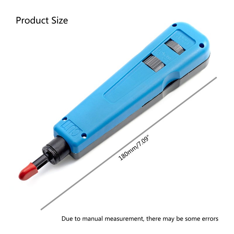 Dụng Cụ Chèn Xuống Đục Lỗ Với 110 Và 88 Lưỡi Dao Cat6 Cat5e Cầm Tay Bằng ABS Dễ Sử Dụng