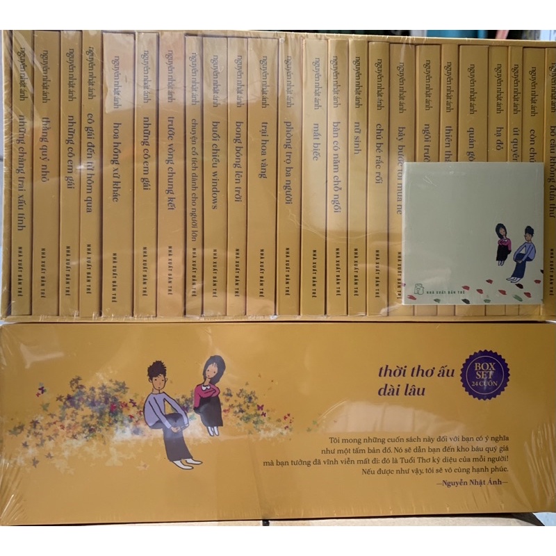 Sách - Trọn bộ 24 Cuốn ( Nguyễn Nhật Ánh ) Boxset 24 Cuốn