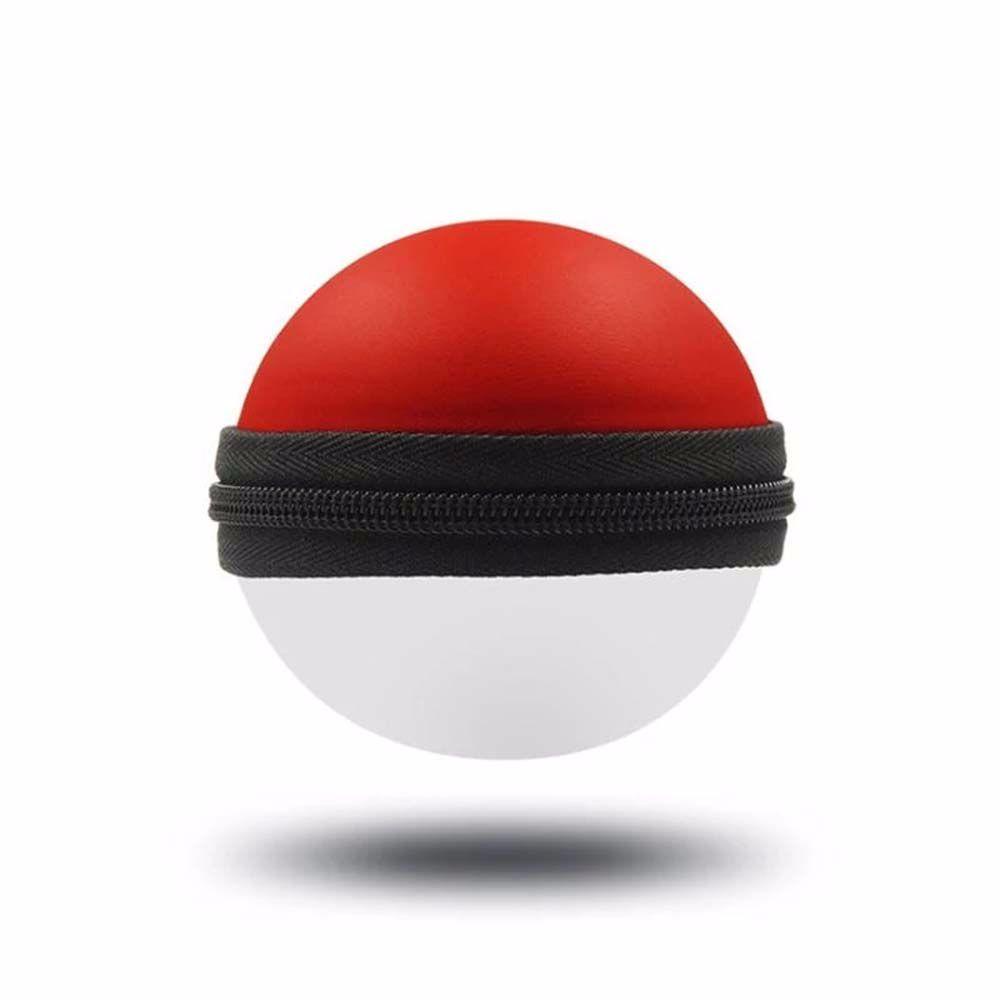 Augustine Túi Cứng Đựng Điều Khiển Cầm Tay Có Khóa Kéo Hình Quả Bóng Pokemon Cho Du Lịch