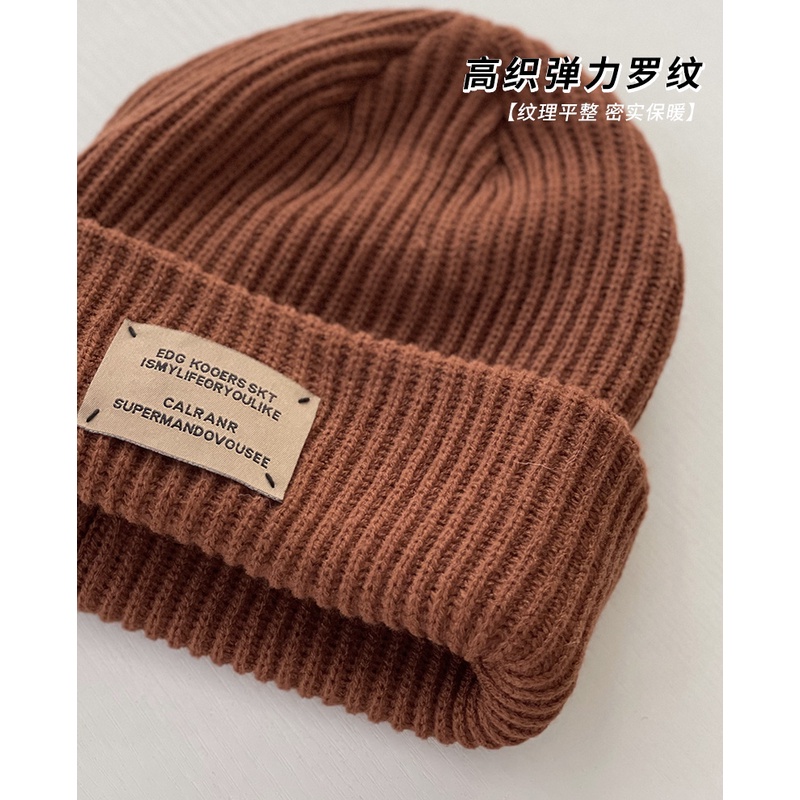 Mũ Len Trùm Đầu Màu Trắng Phong Cách Cổ Điển Thời Trang Mùa Đông Mới Cho Nữ