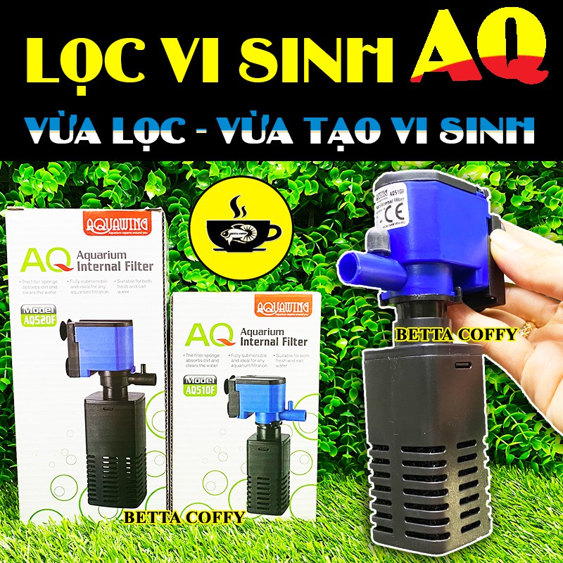 Lọc Bơm Tạo Vi Sinh Hồ Cá 4W, 6W - BETTA COFFY