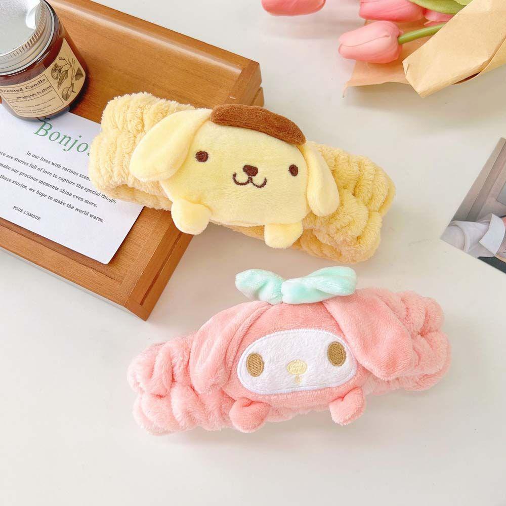 MXGOODS Băng Đô Nhung Họa Tiết Hoạt Hình Xinh Xắn Dành Cho Nữ