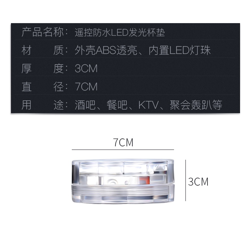 Combo 10 Đèn LED  chống nước thả  trang trí hồ cá,bể cá,lọ hoa...