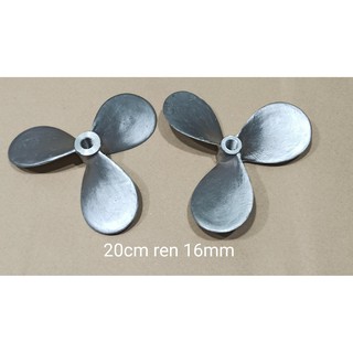 2 Cái Chân Vịt 3 Cánh Bơm Nước 18cm, 20cm (Cánh Quạt Hút) Dùng Cho Máy Bơm Nước Đầu Ốc ( Đầu Trâu) và ống xạc