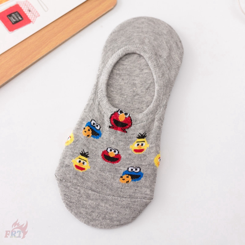 ✨ Ready Stock ✨  ❀Sesame Street Tất ❀ 1Pair Short Socks Invisible Socks