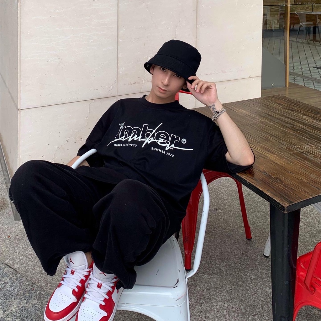 ÁO THUN DOUBLE IMBER TEE/BLACK
