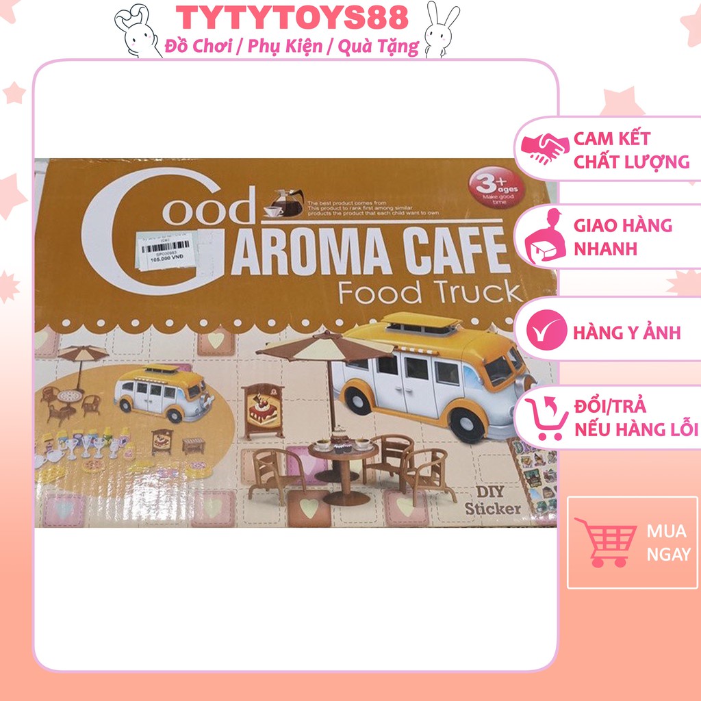 Bộ đồ chơi bán hàng xe kem cho bé thú vị -tytytoys88
