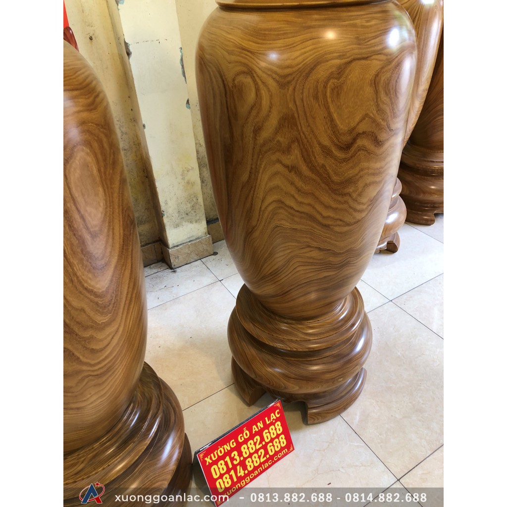 Lục bình 1m8x55cm gỗ Cẩm Vàng